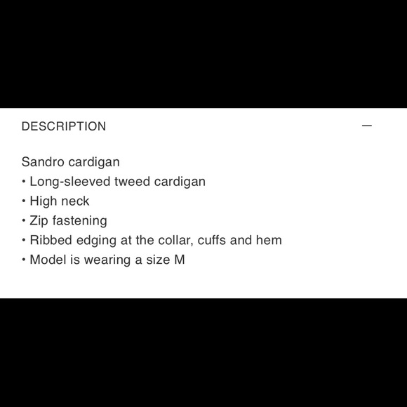 Sandro tweed cardigan - Picture 4 of 8